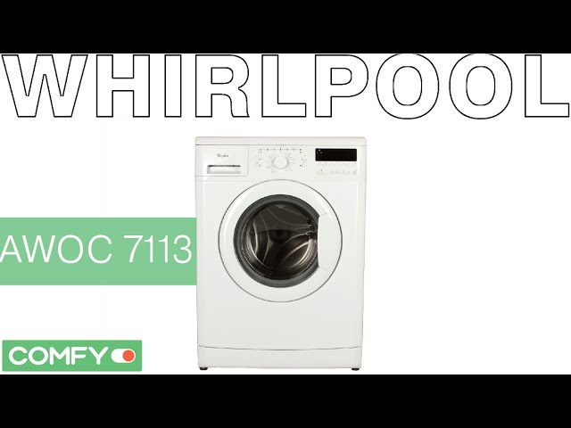 Whirlpool AWOC 7113 - стиральная машина с полной защитой от протечек - Видеодемонстрация от Comfy.ua