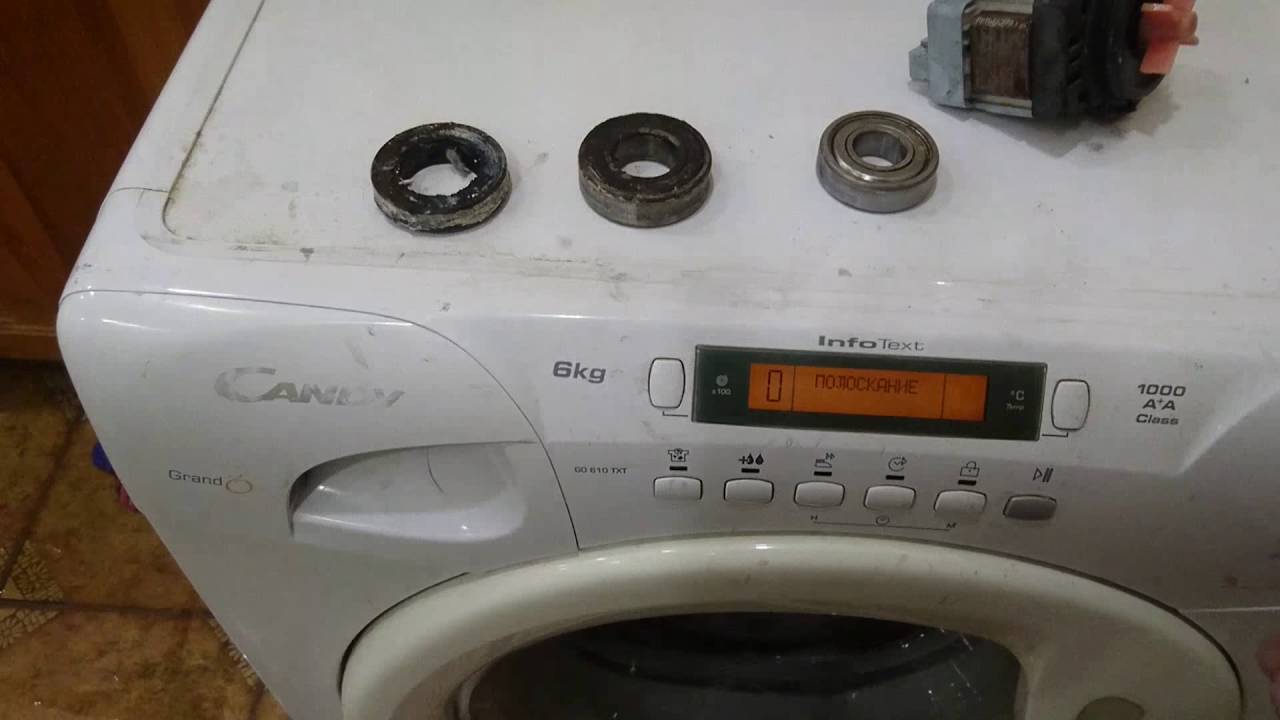 Замена подшипников в стиральной машине Candy GO 610 TXT | Podkluchaem.by