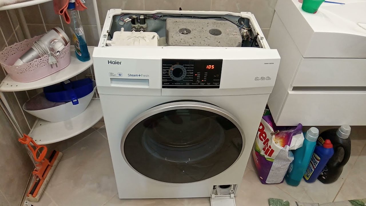 Мини-обзор стиральной машины Haier HW60-12829A 6kg