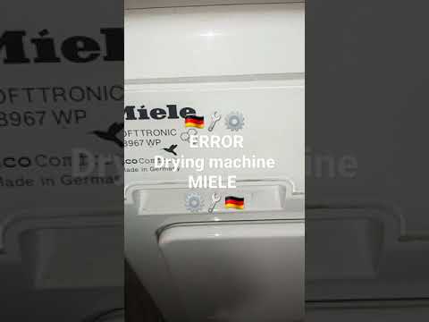 Miele Dryer error Official service center DeutschMechanica ремонт сушильной машины Миле в Киеве