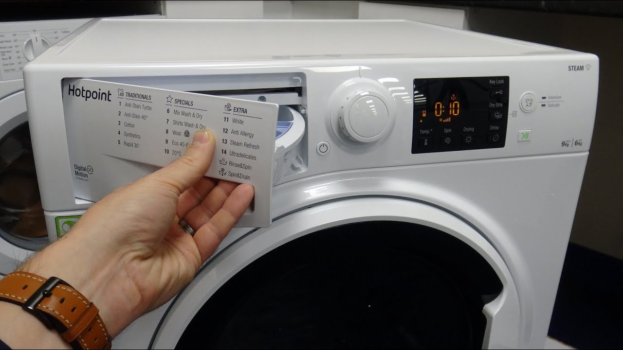 Hotpoint RDGE9643W 1400 Spin 9Kg Washer Dryer