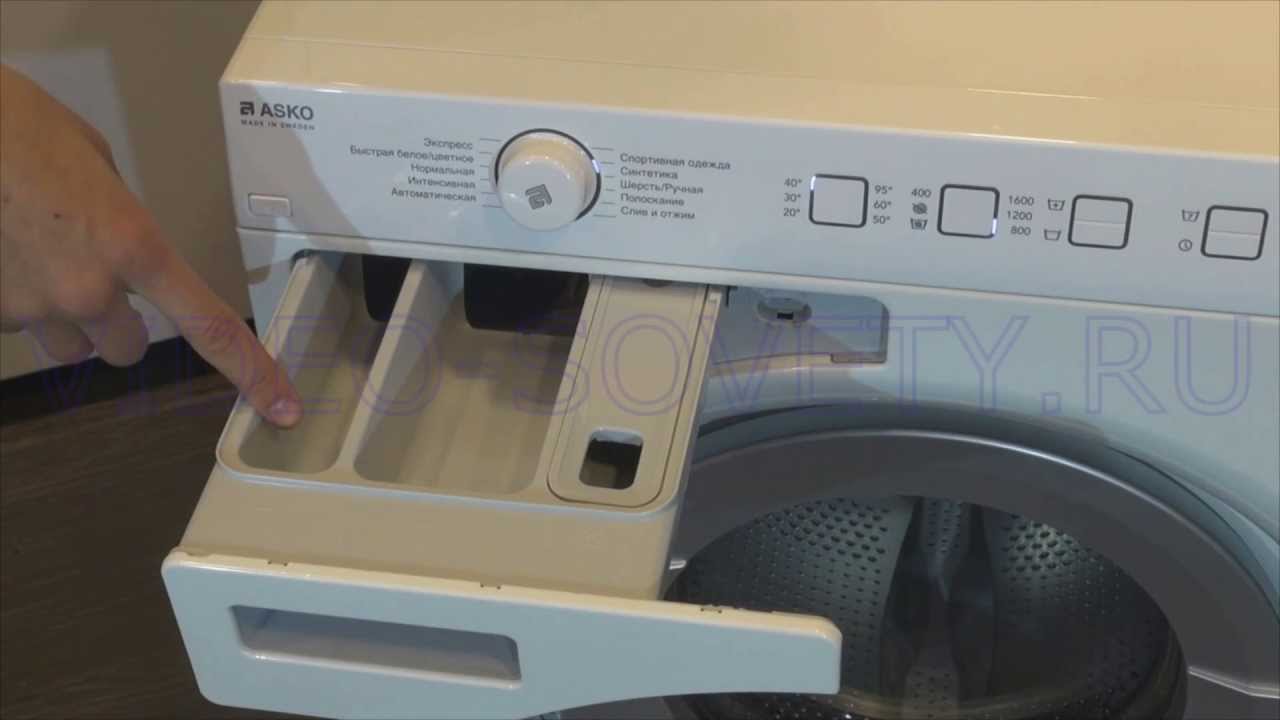 ASKO W 6554 - подробная инструкция на стиральную машину