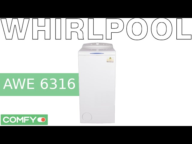 Whirlpool AWE 6316 - стиральная машина 18 программами стирки- Видеодемонстрация от Comfy
