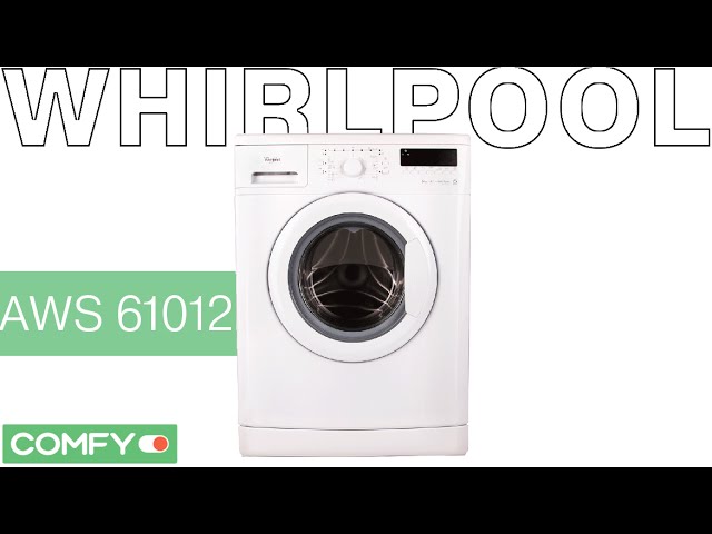 Whirlpool AWS 61012 - стиральная машина с длинным списком функций - Видеодемонстрация от Comfy