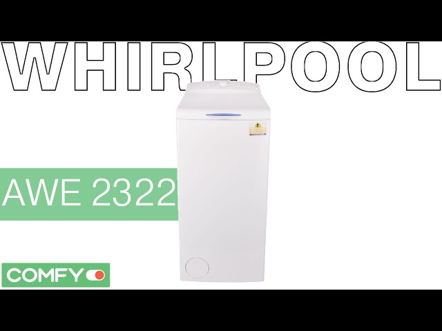 Whirlpool AWE 2322 - стиральная машина с длинным списком программ - Видеодемонстрация от Comfy