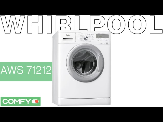 Whirlpool AWS 71212 - стиральная машина с технологией 6th sense Colours -Видеодемонстрация от Comfy