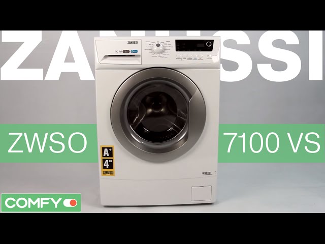 Zanussi ZWSO 7100 VS - небольшая стиральная машина с дисплеем - Видеодемонстрация от Comfy