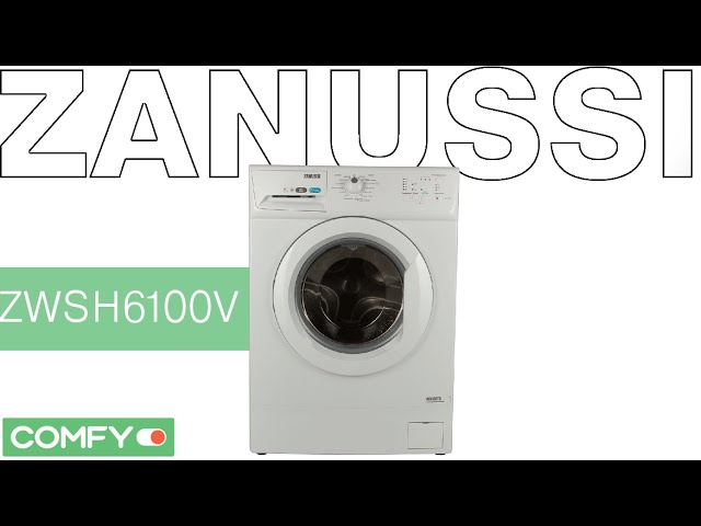 Zanussi ZWSH6100V - практичная стиральная машина на 7 кг - Видеодемонстрация от Comfy.ua