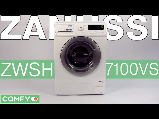 Zanussi ZWSH7100VS - стиральная машина с опцией "Быстрая стирка" - Видеодемонстрация от Comfy.ua