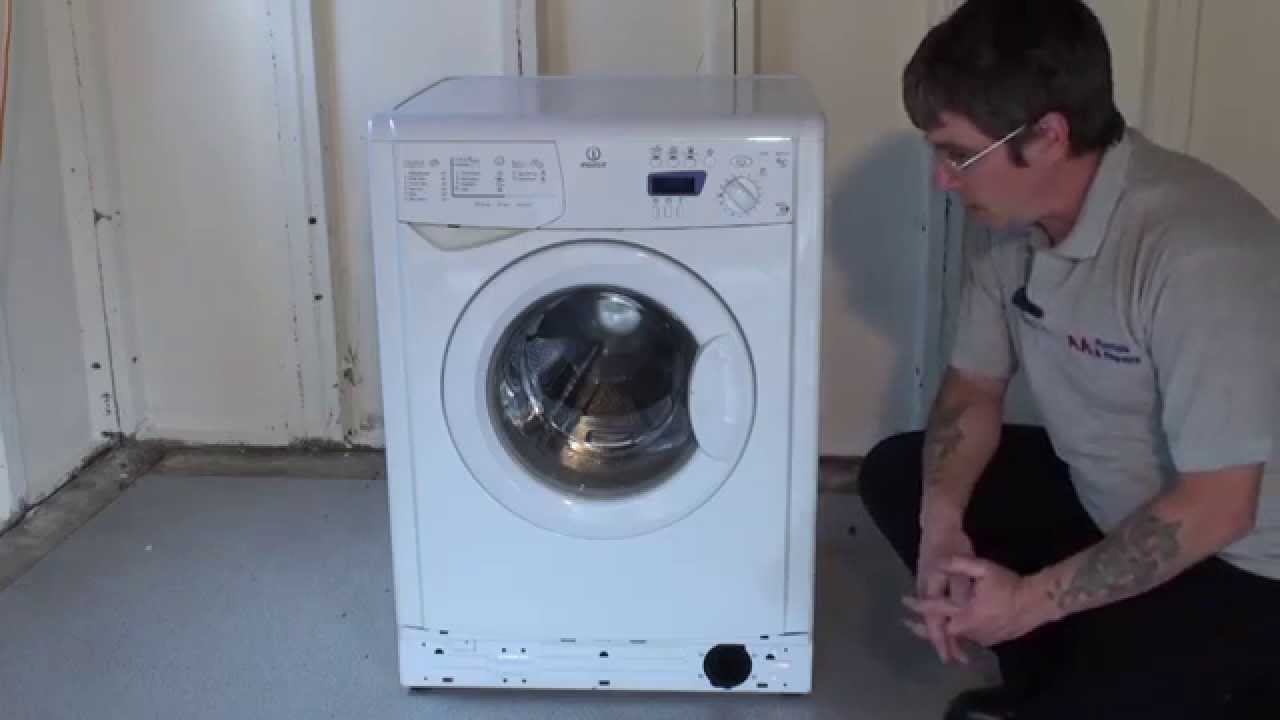 How to clean replace the filter on a Washing Machine Indesit