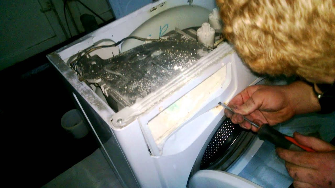 Разборка стиральной машины INDESIT