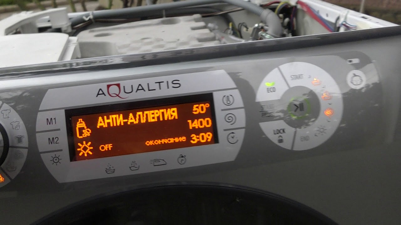 Обзор стиральной машины Аристон на 10 кг стирки и 7 кг сушки.