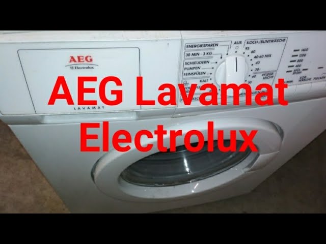Стиральная машина AEG Elektrolux. Небольшой обзор. Waschmaschine AEG Electrolux