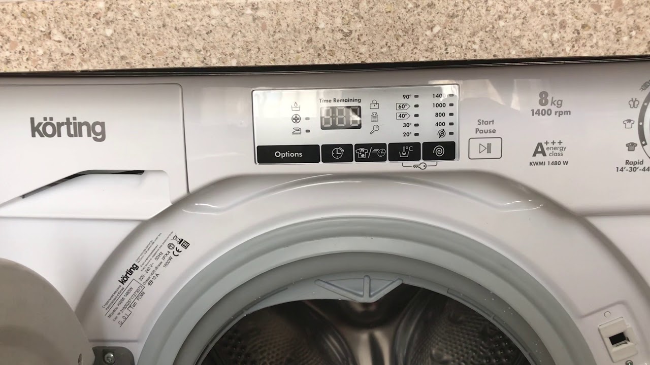 Отзыв стиральная машина Körting KWMI1480W