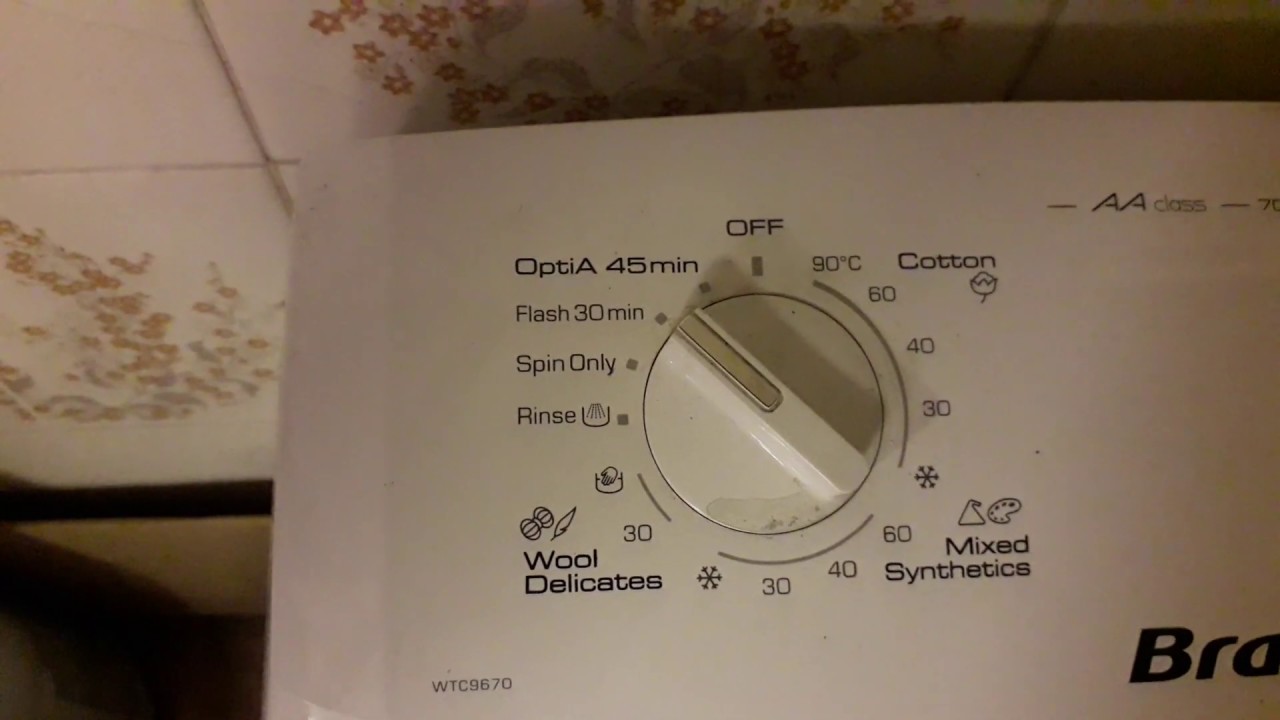 Brandt Washing machine operating instructions, part 1
