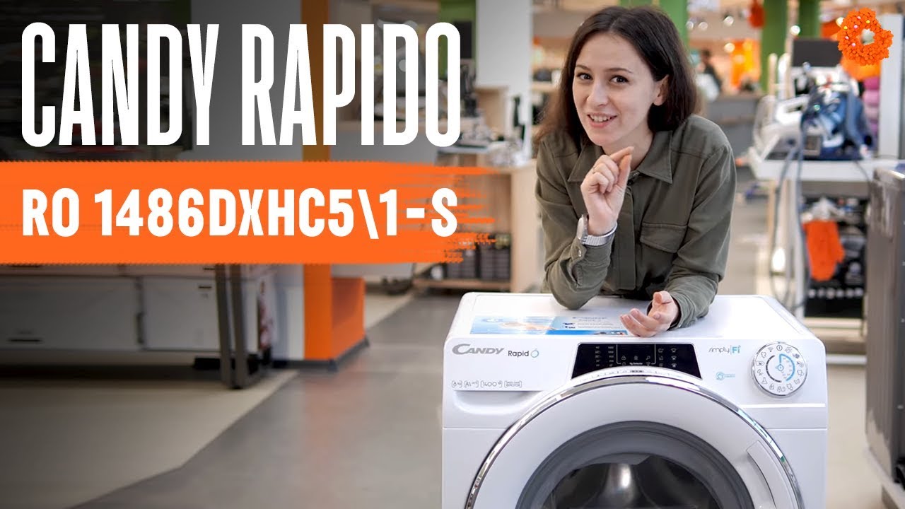 Candy RapidO: стиральная машина, которая экономит время | Обзор COMFY