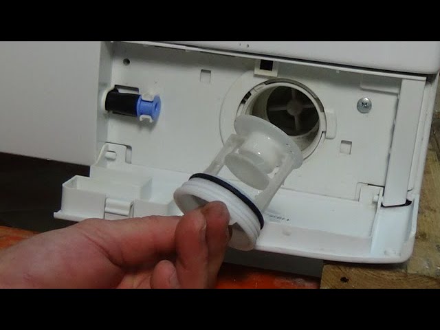 Как открыть и очистить фильтр стиральной машины BOSCH и что там внутри 2019г