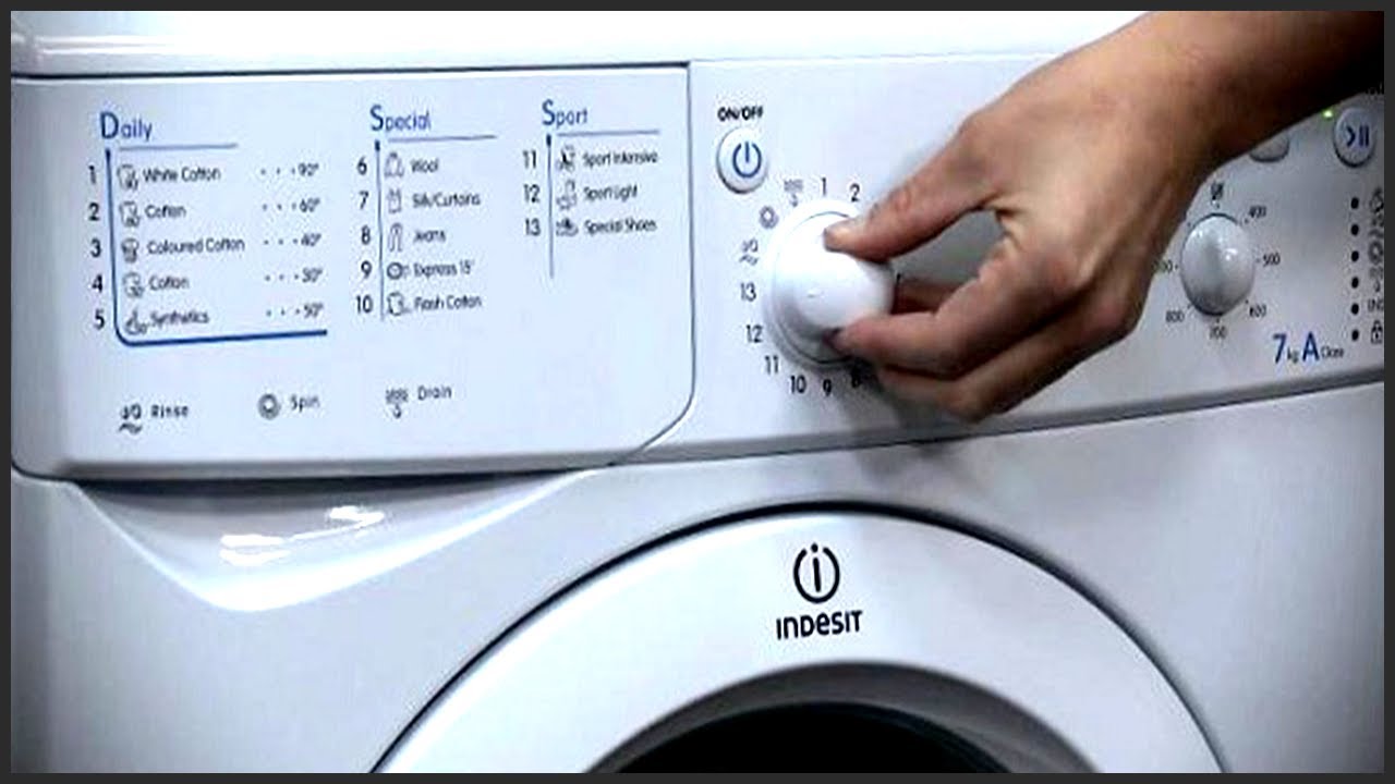 Как перезагрузить стиральную машину Индезит