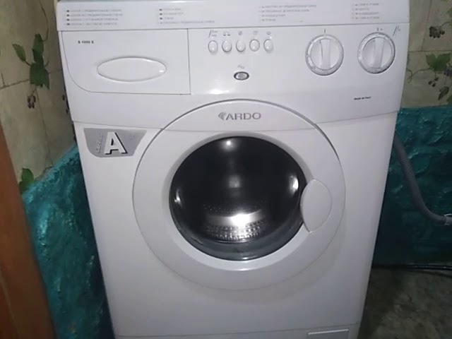 Видеообзор стиральной машины Ardo S1000X Video review of the Ardo S1000X Washing Machine