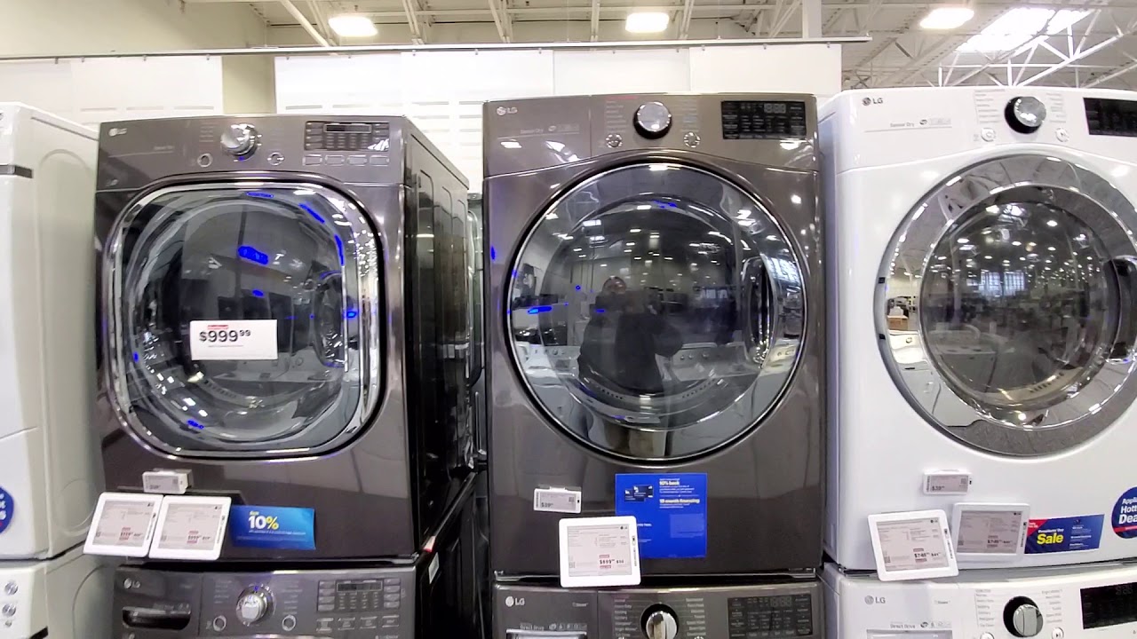 Цены на стиральные и сушильные машины в США