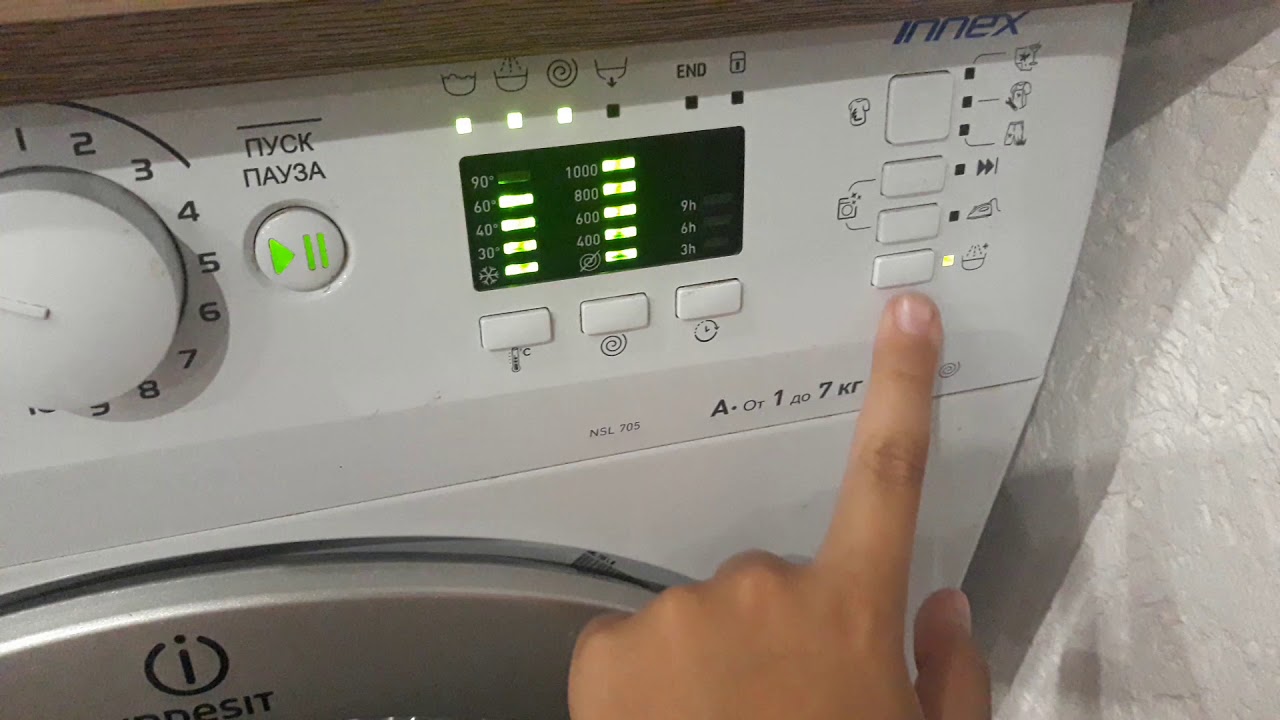 Обзор стиральной машины индезит NSL 705
