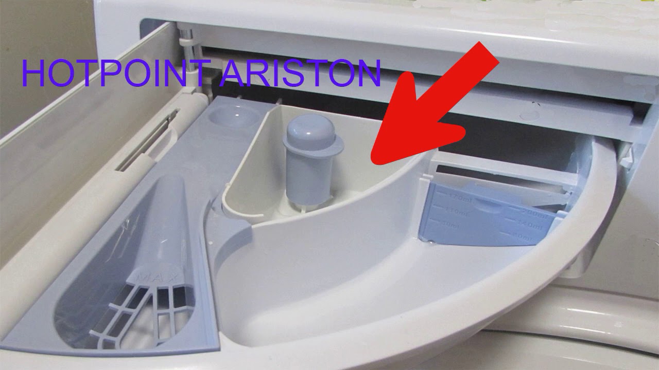 Как и куда засыпать порошок в стиральной машине HOTPOINT ARISTON