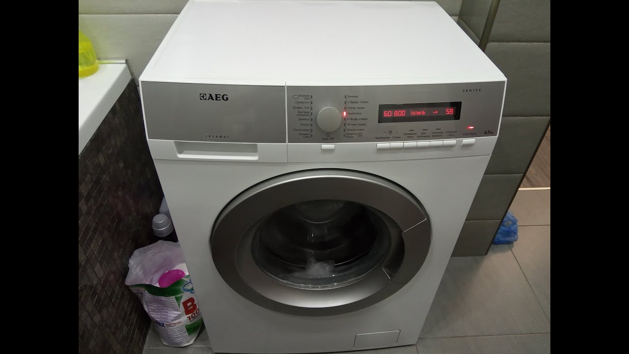 Обзор стиральной машины AEG AMS7500I 6.5kg | LAVAMAT
