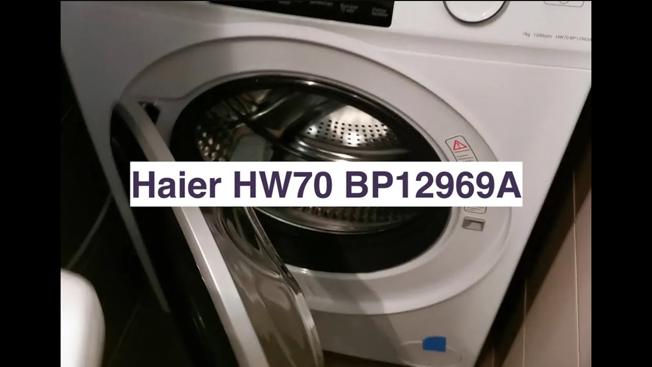 Стиральная машина Haier HW70 BP12969A - отзывпервое впечатлениетест шума