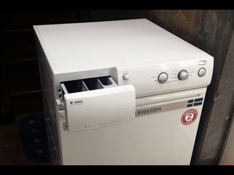 Asko W6222 стиральная машина после скачка, перепада напряжения. Ремонт электронного модуля