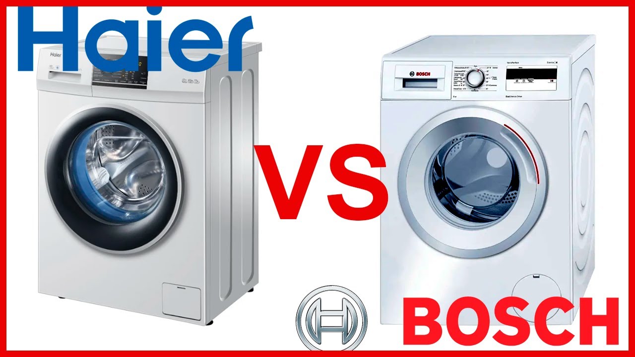 Какая стиральная машина лучше Haier или Bosch
