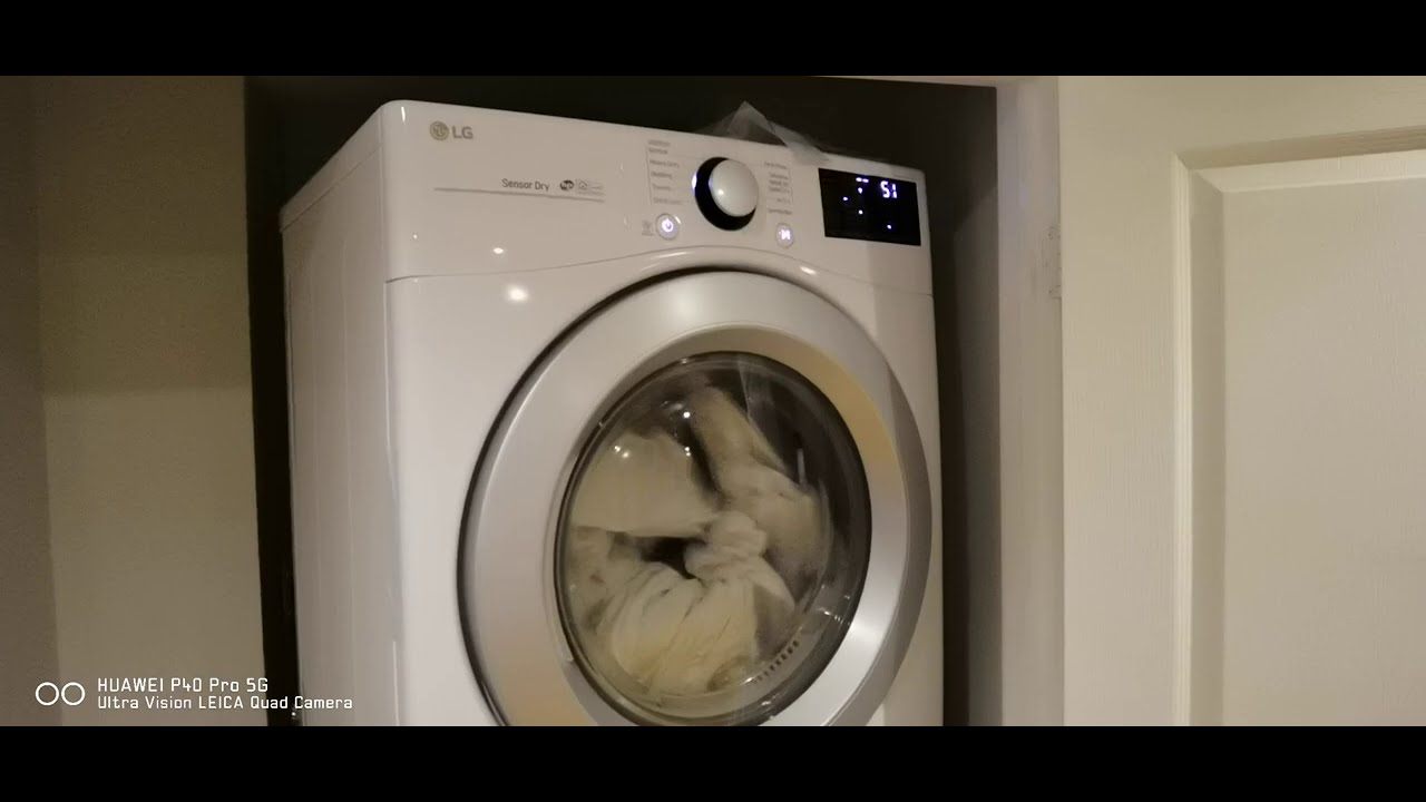 Сушильная машина LG не сушит бельё, ошибка d90 | Dryer LG d90 error