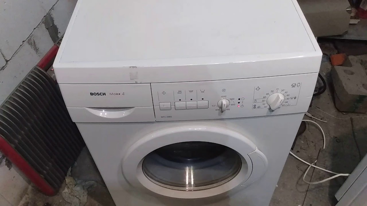 обзор инструкция стиральная машина Bosch max 4 wfc 2060, wfc 2063 oe.
