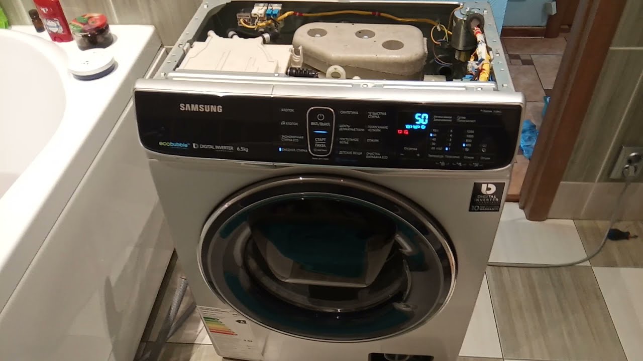 Обзор стиральной машины SAMSUNG WW65K52E69S 6.5kg Add Wash