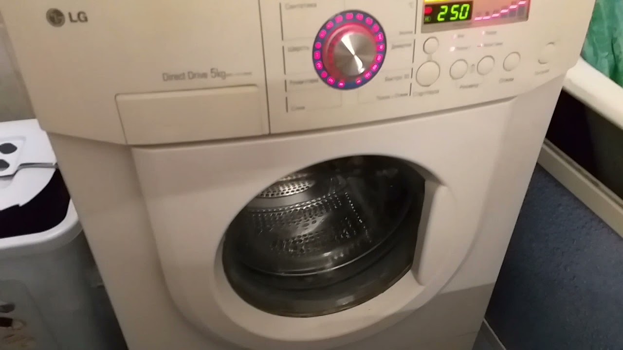 Не сливает воду стиральная машина LG. Замена помпы.