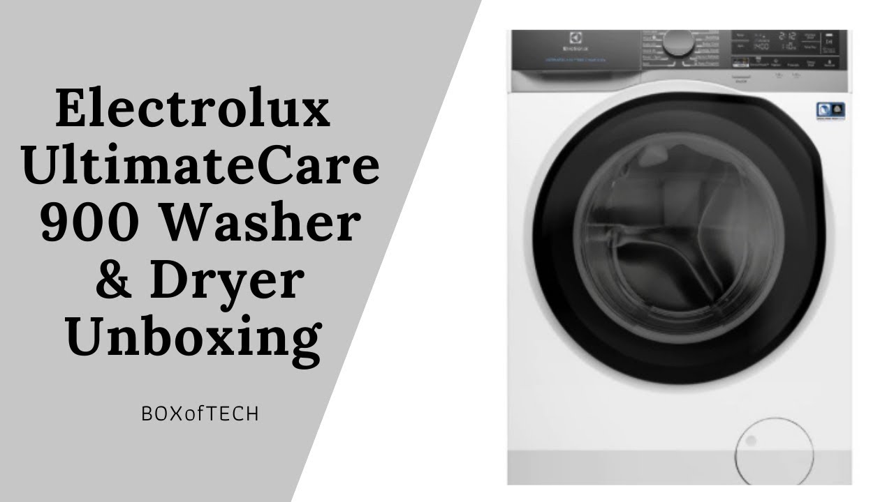 Electrolux UltimateCare 900 Washer Dryer Unboxing - LIFESAVER.