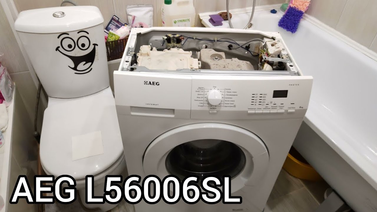 Обзор стиральной машины AEG L56006SL 6kg