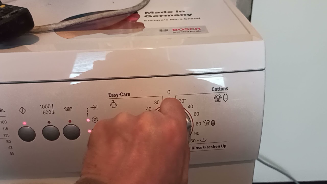 Сервисный тест стиральной машины Bosch серии classic xx