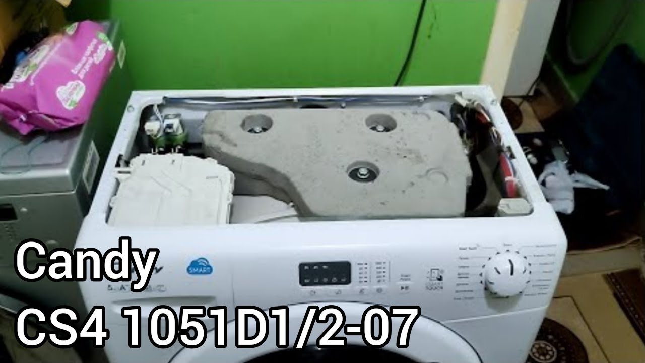 Обзор стиральной машины Candy CS4 1051D12-07 5kg
