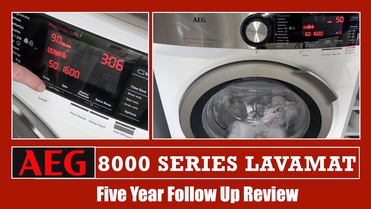 AEG 8000 Series Lavamat Washing Machine 5 Year Review Update