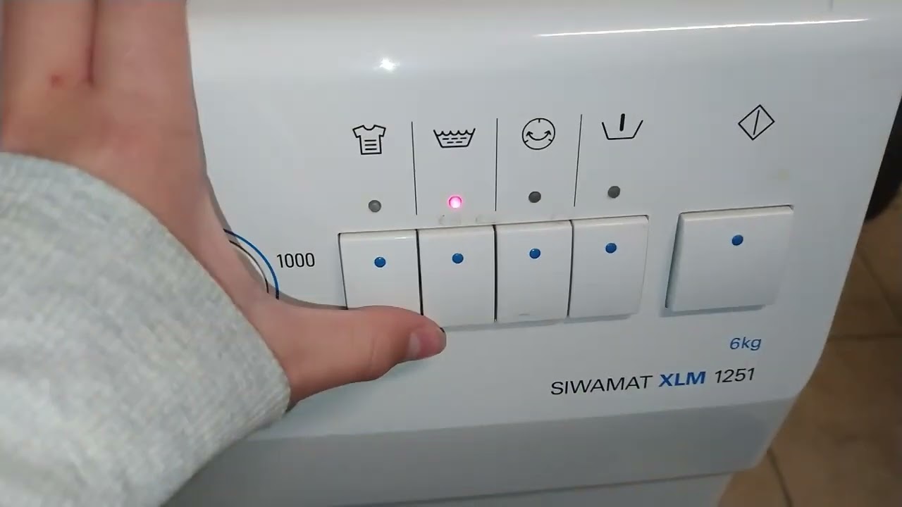 Обзор стиральной машины Siemens siwamat XLM 1251