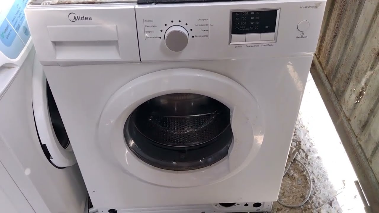 обзор инструкция стиральная машина midea mv-wmf610c