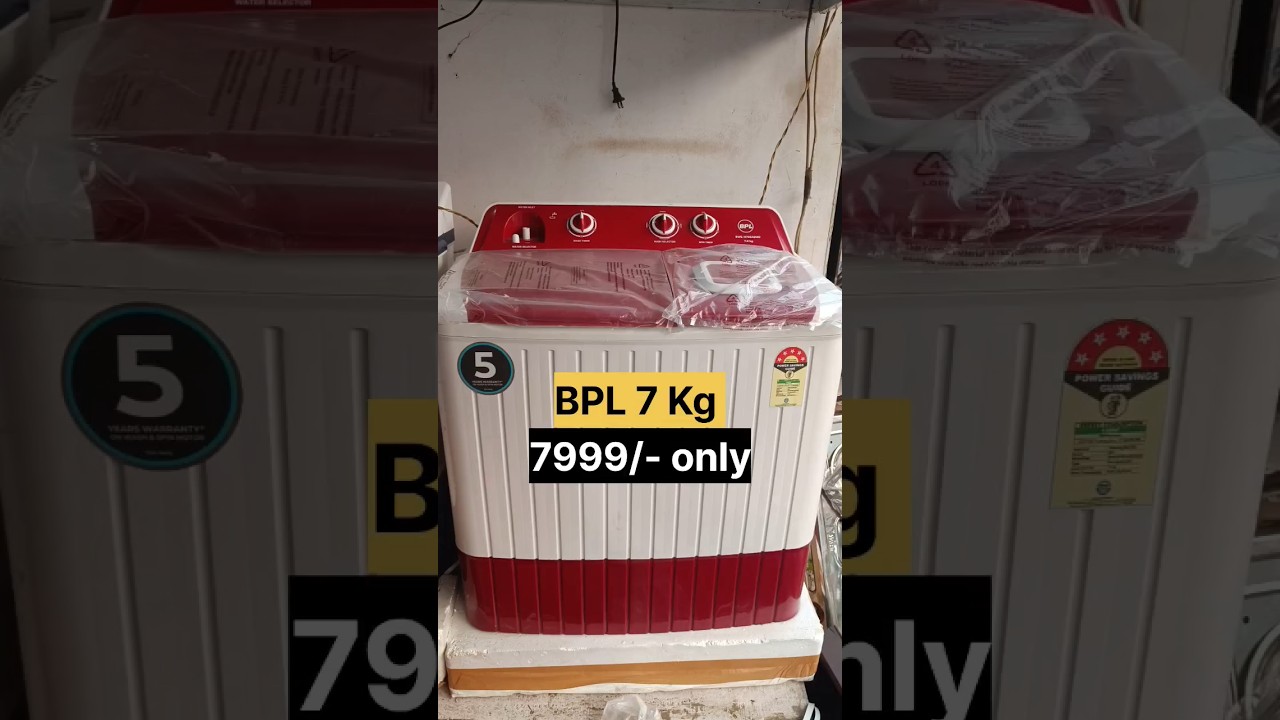 BPL 7 Kg Washing Machine || 7999- only ||