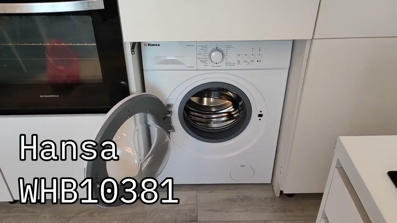 Обзор стиральной машины Hansa WHB 10381 6кг