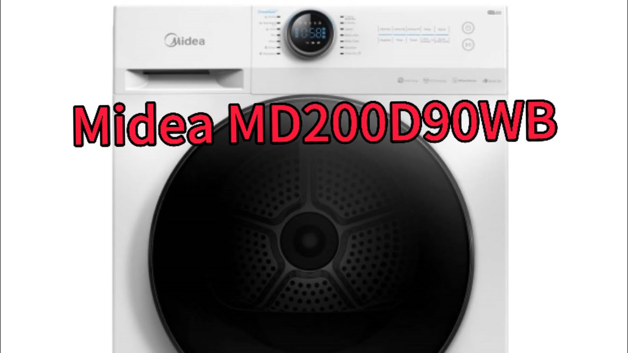 Сушильная машина Midea MD200D90WBW-RU Стиральная машина Midea MF200W90WBSW-RU