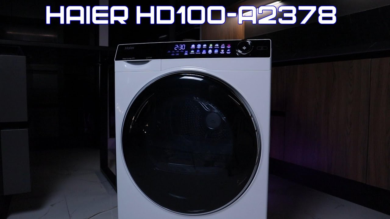 Обзор сушильной машины HAIER HD100-A2378