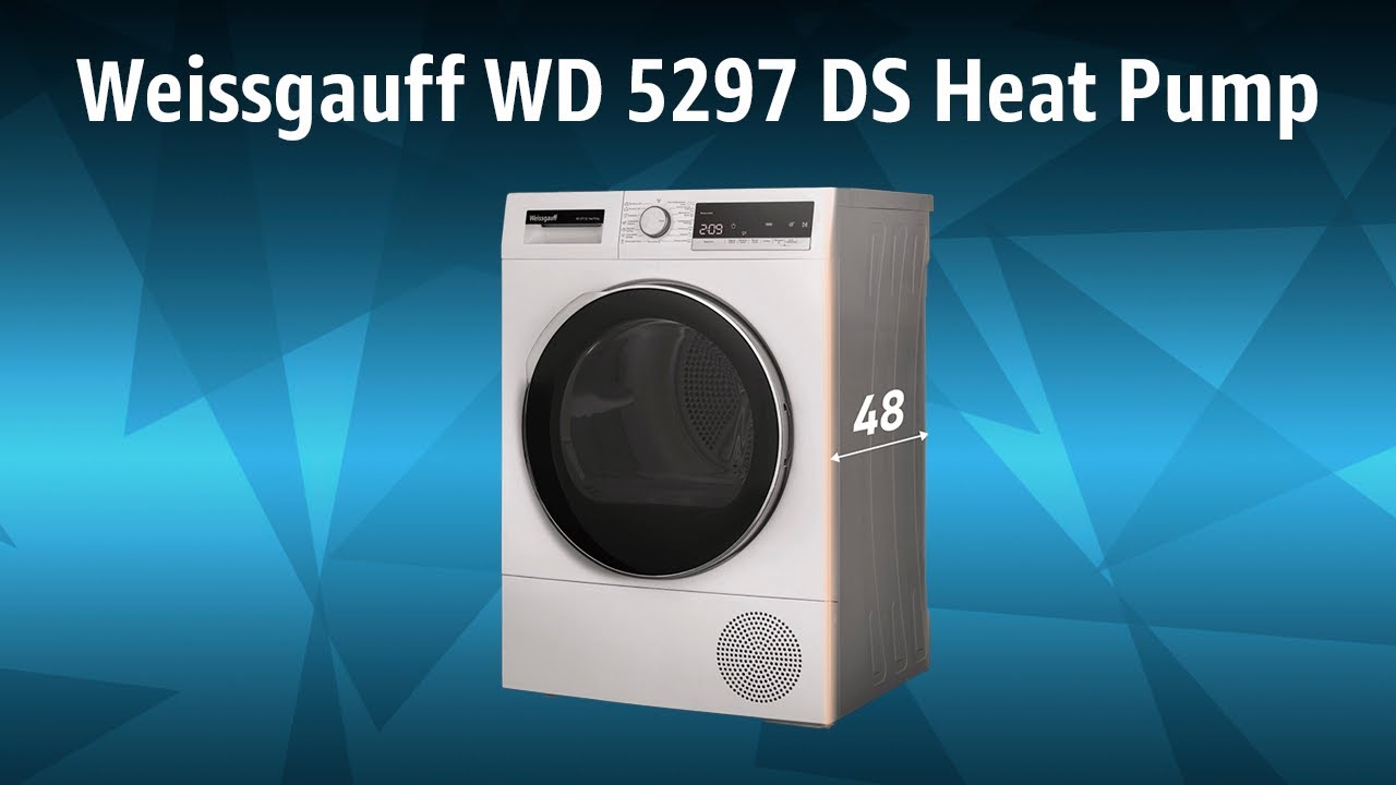 Сушильная машина Weissgauff WD 5297 DS Heat Pump